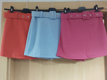 Cargar imagen en el visor de la galería, Falda Pantalón Cinturón