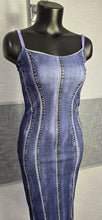 Cargar imagen en el visor de la galería, Vestido Lycra Efecto Vaquero
