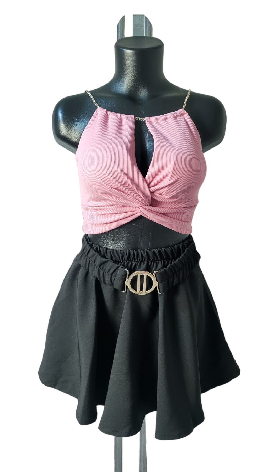 Falda Pantalón Vuelo Cinturón