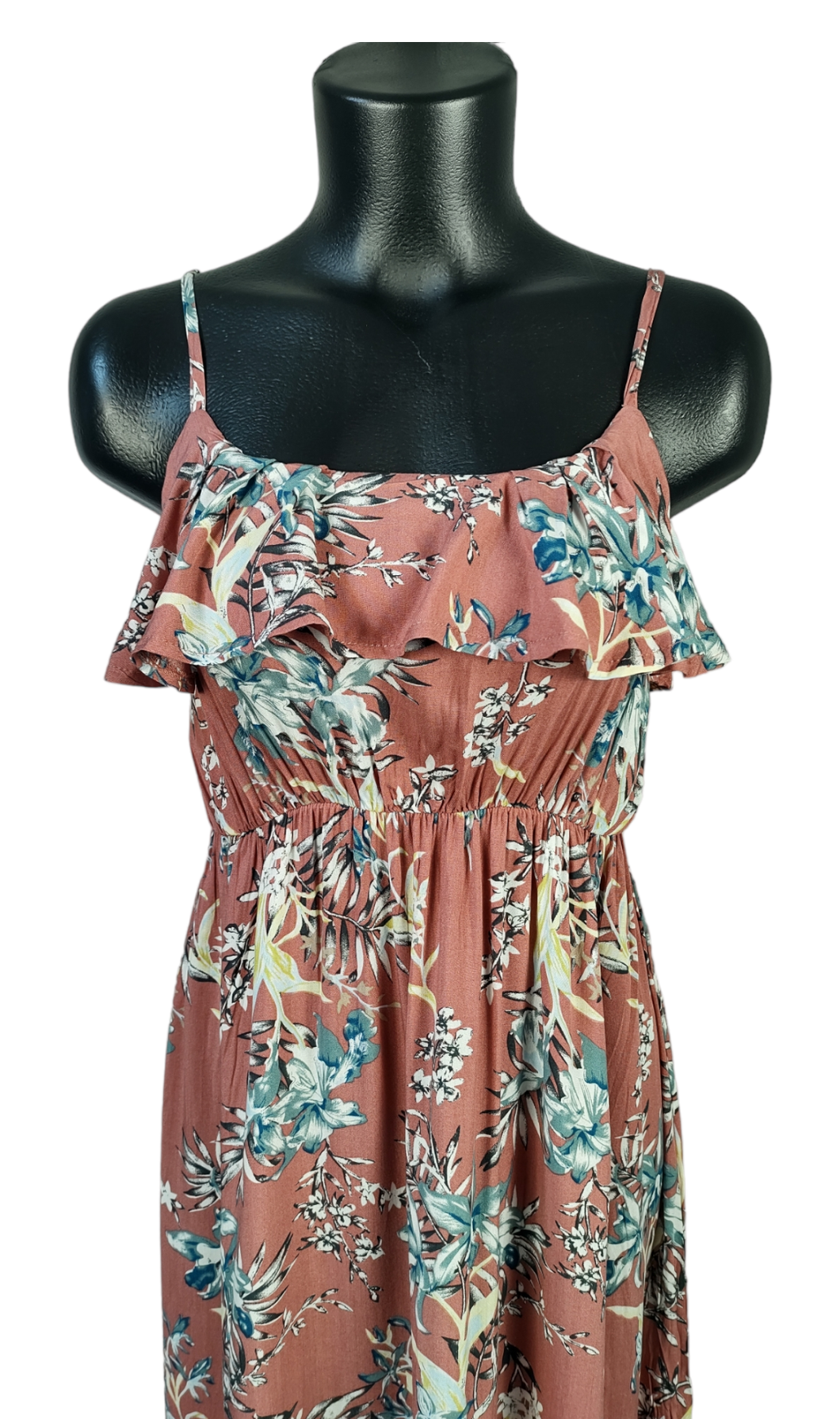 Vestido Estampado Botanico Tirantes