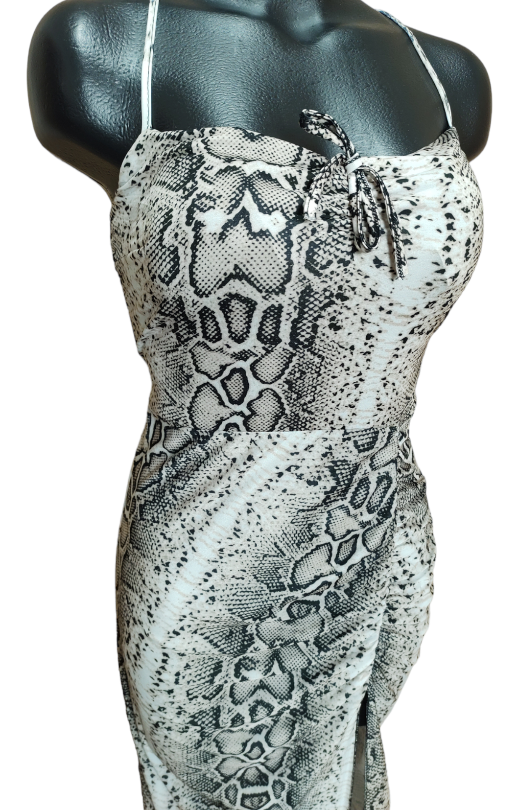 Vestido Largo Animal Print