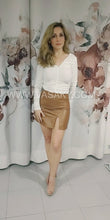 Cargar imagen en el visor de la galería, Minifalda Polipiel
