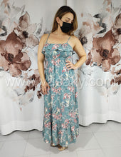 Cargar imagen en el visor de la galería, Vestido Estampado Botanico Tirantes
